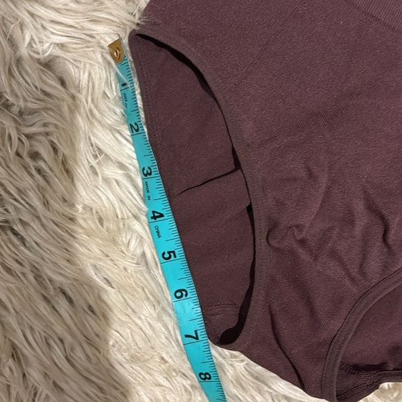 Skinny girl  chocolate brown smoothing high waisted shape wear Sz L - Picture 6 of 7